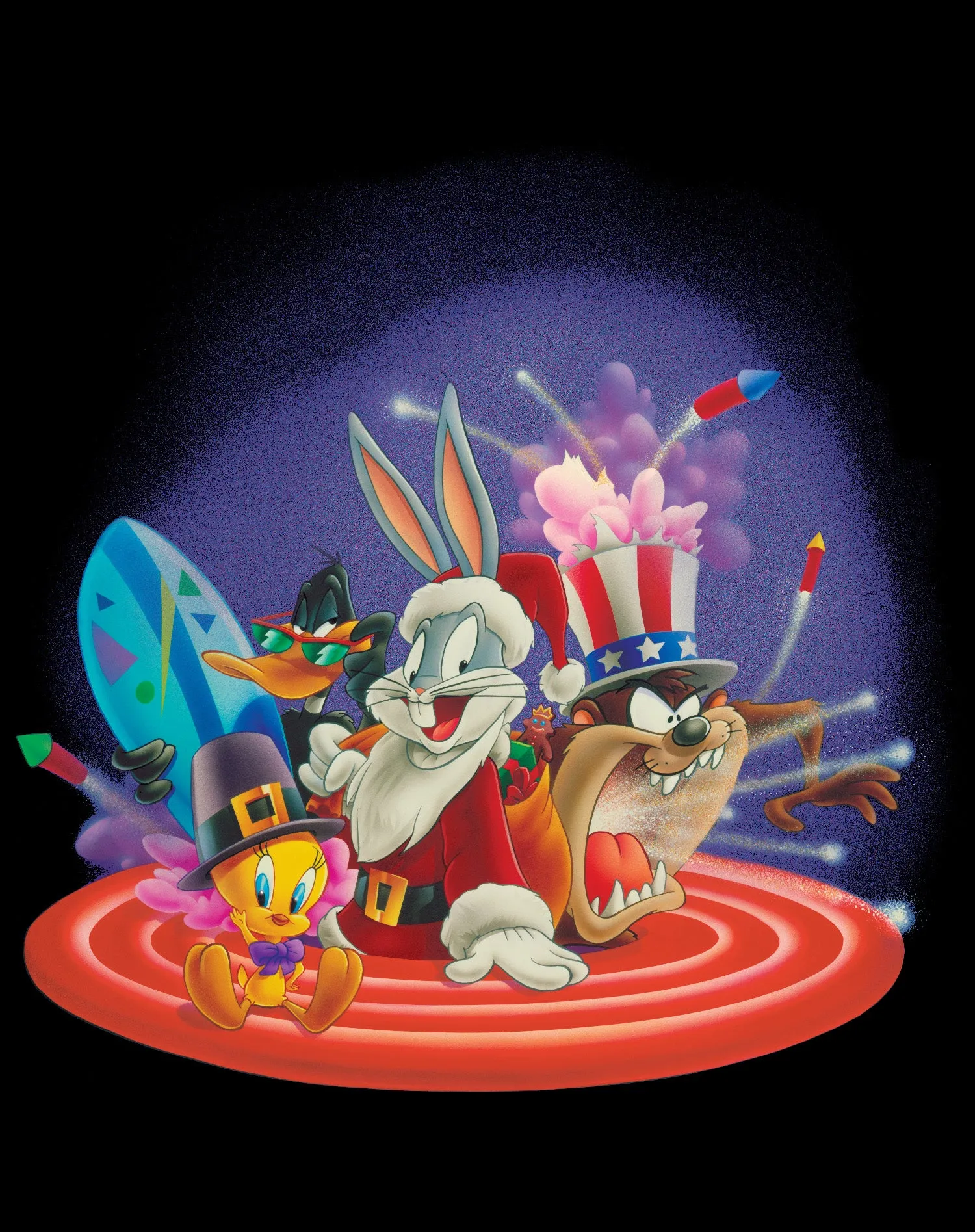 Looney Tunes American Holiday Official Men's T-Shirt