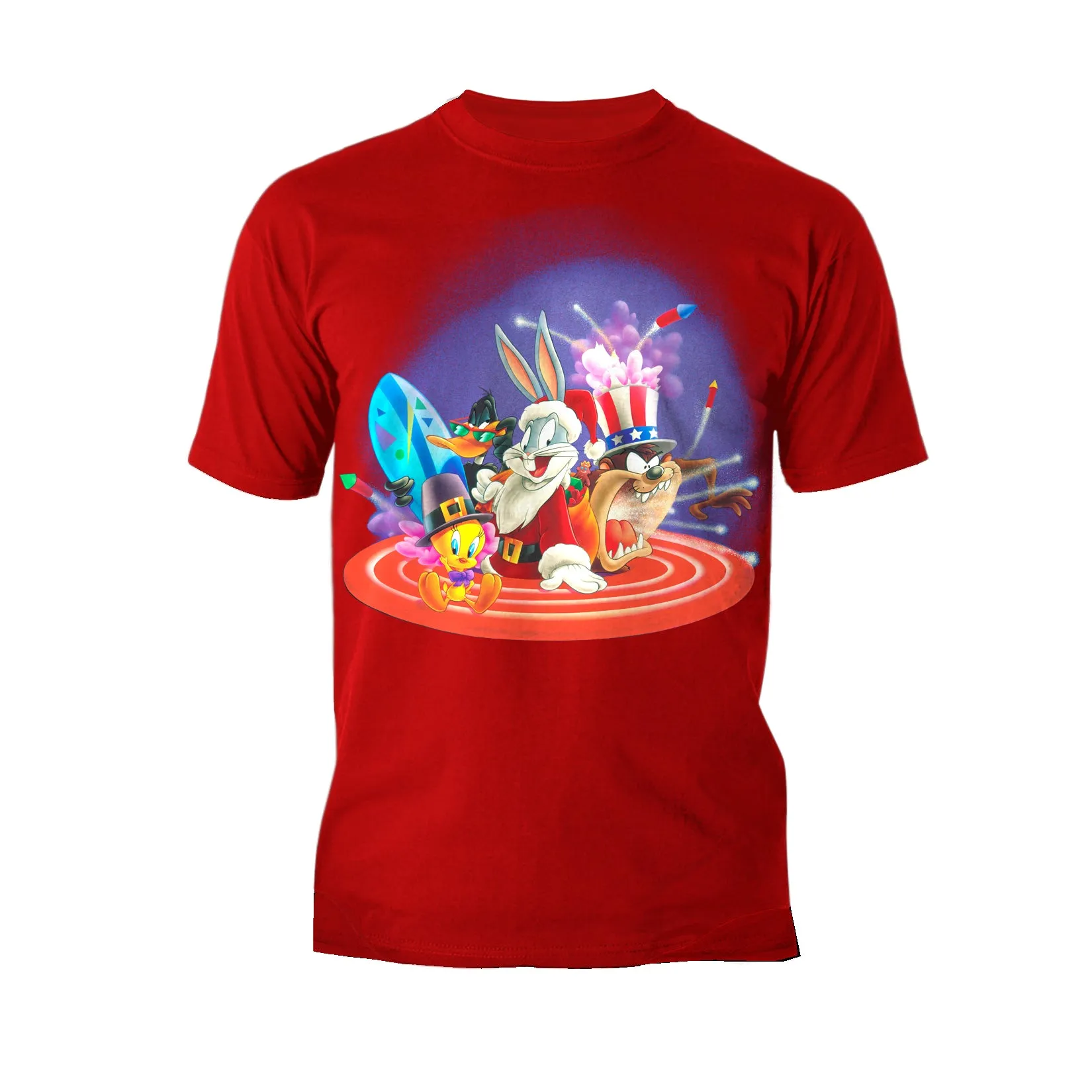 Looney Tunes American Holiday Official Men's T-Shirt
