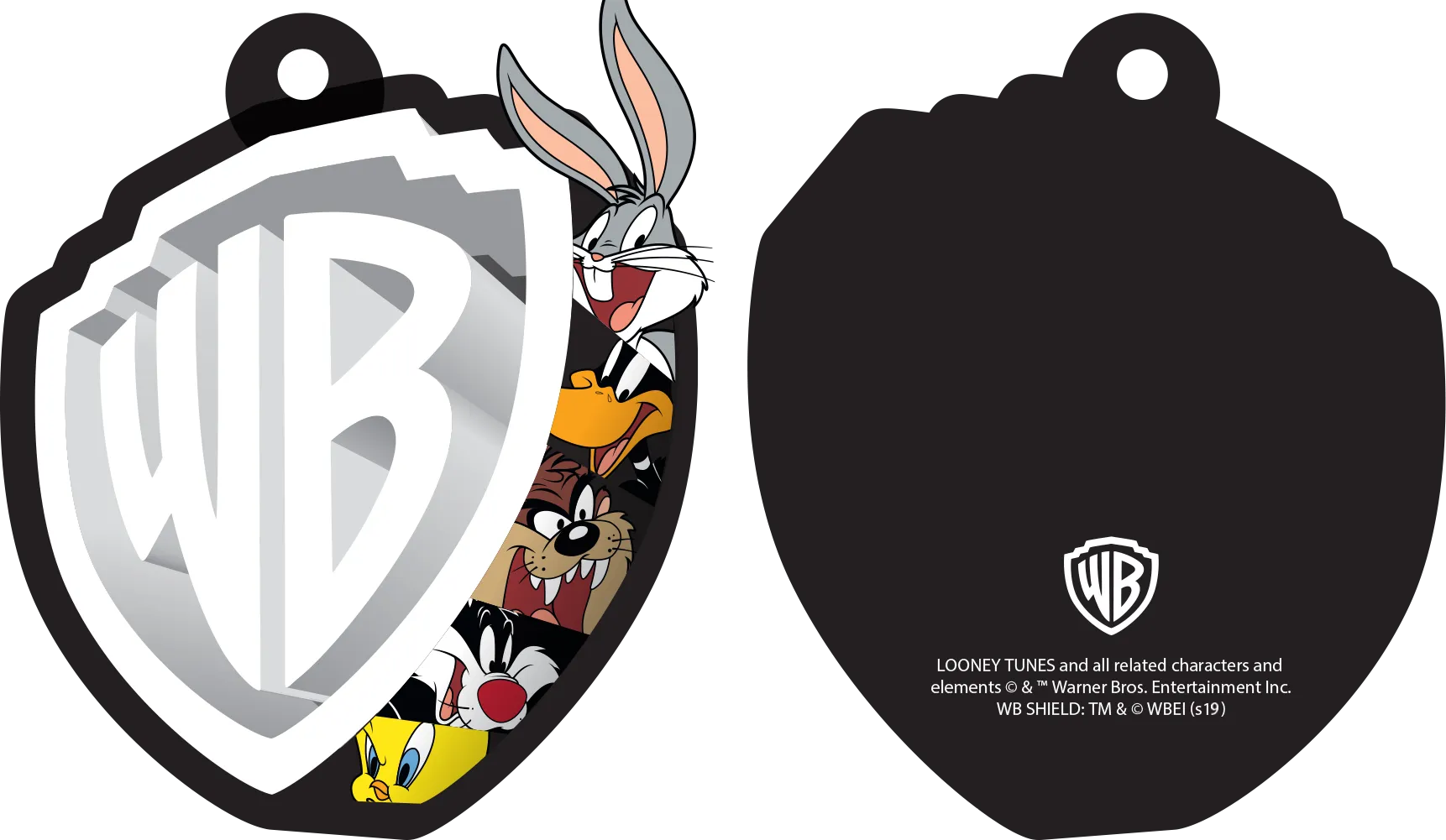 Looney Tunes Sketch Bugs Daffy Marvin Taz Emotions Official Men's T-shirt