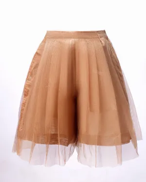 Lustre Tulle Shorts