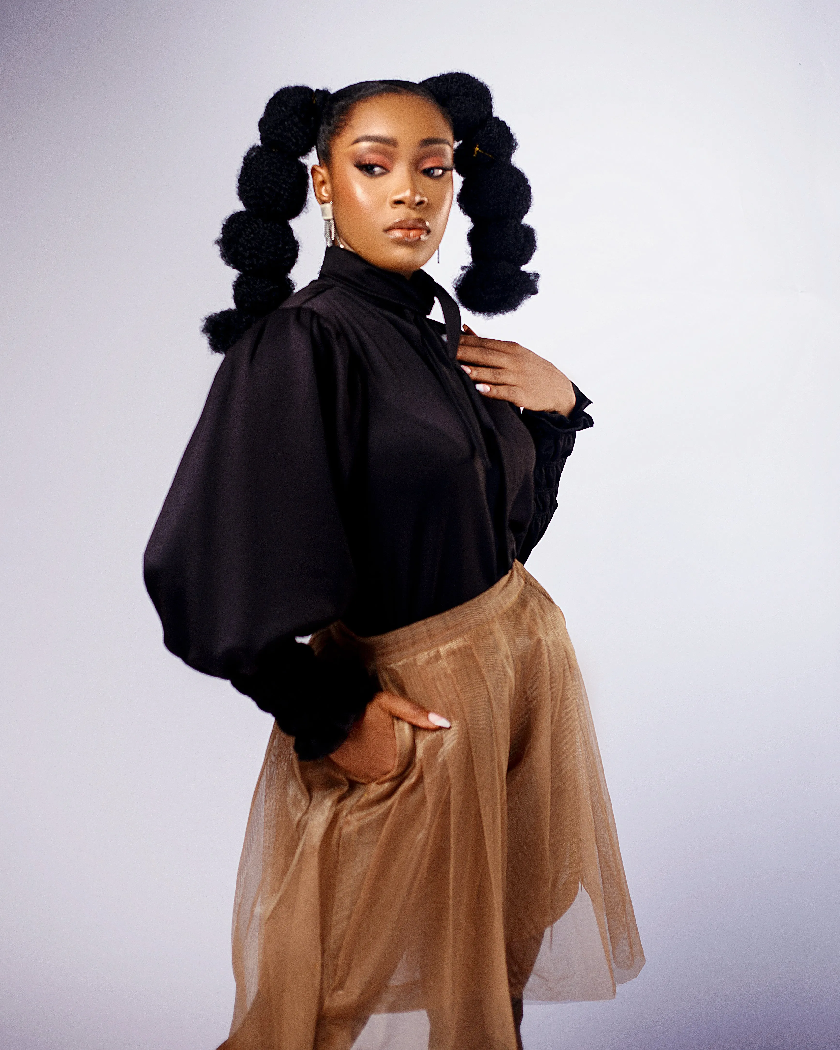 Lustre Tulle Shorts