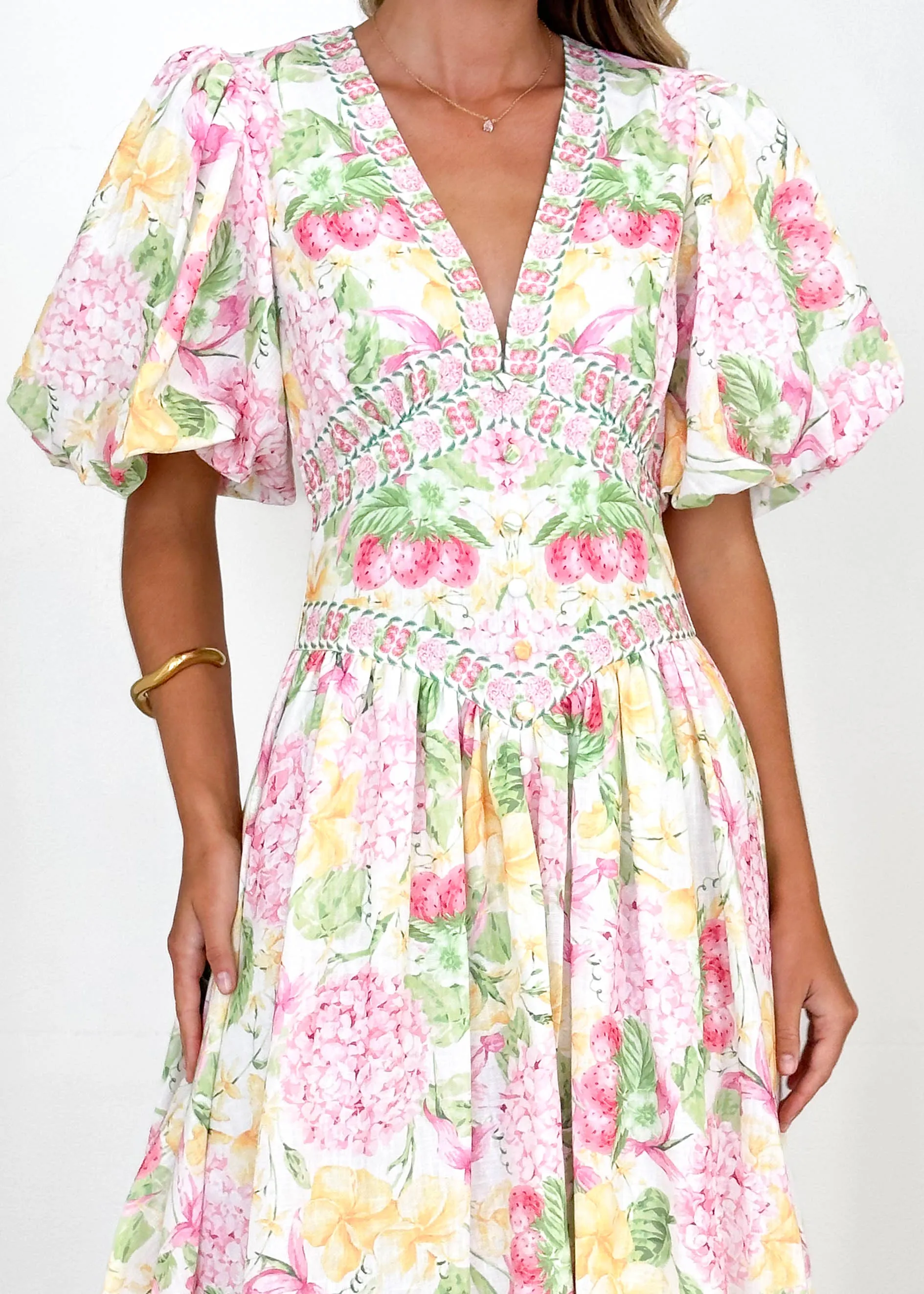 Marcelle Maxi Dress - Pink Hydrangea