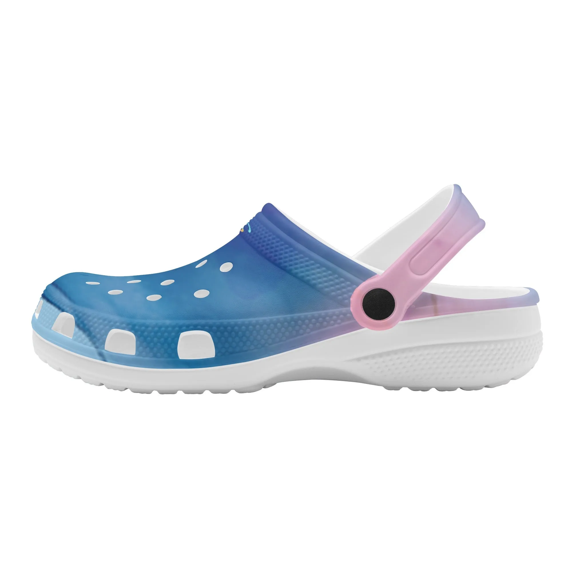 Mens All Over Printing Classic Clogs