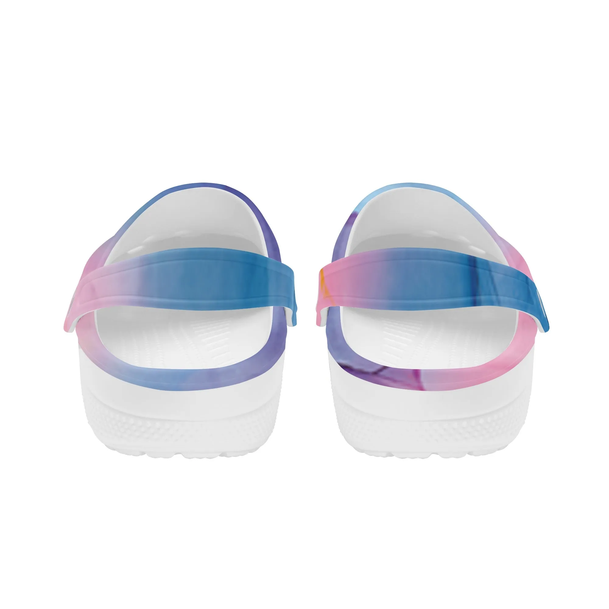 Mens All Over Printing Classic Clogs