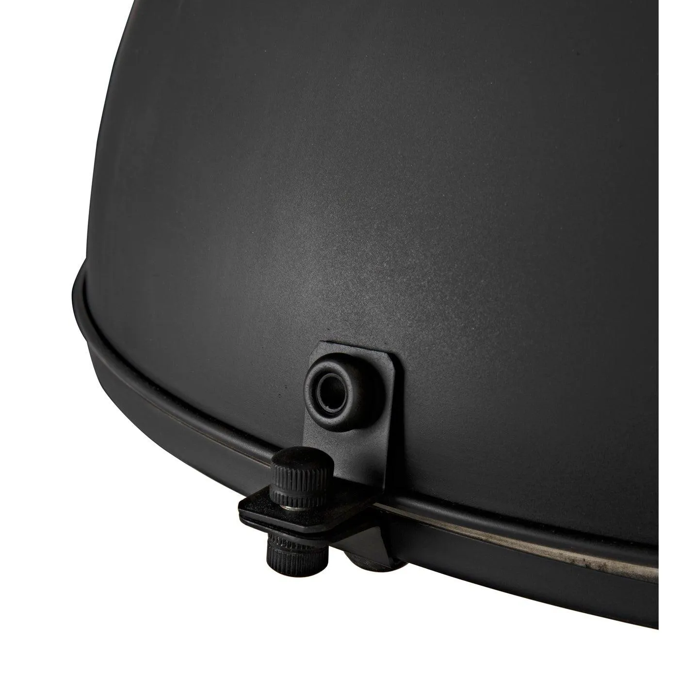 Metal Marine Fixture Pendant, Black Steel