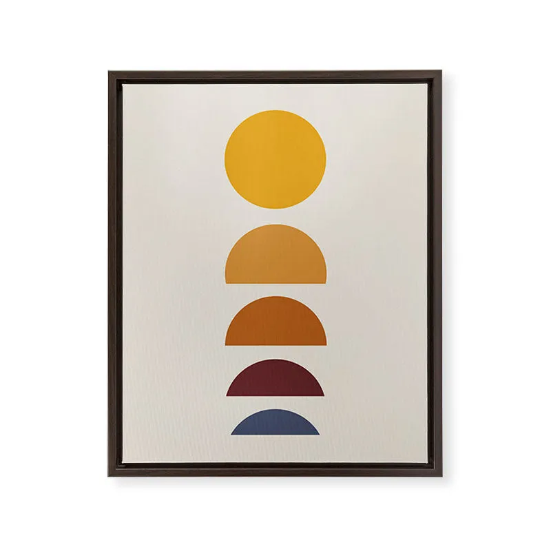 Minimal Sunrise Sunset I Art Canvas