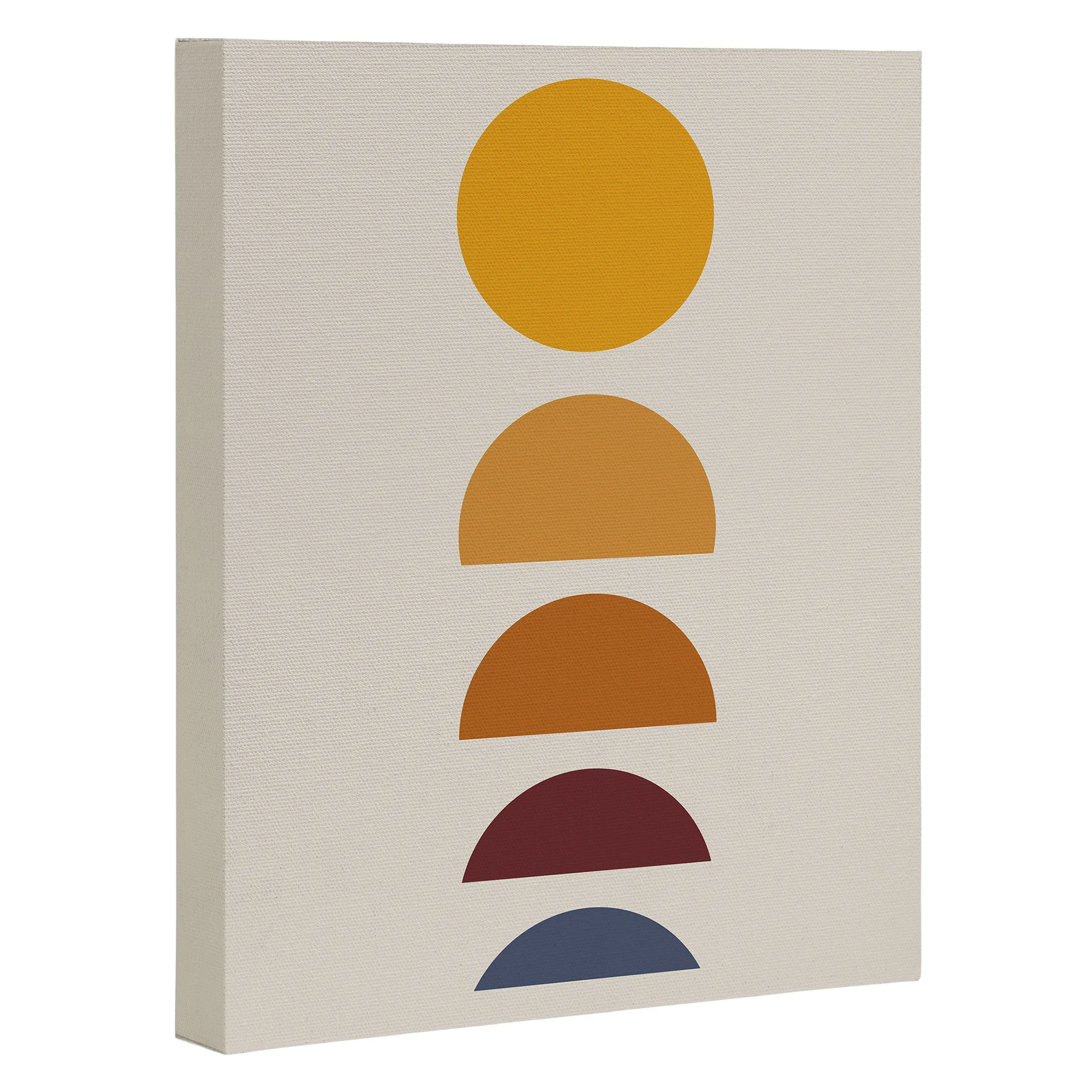 Minimal Sunrise Sunset I Art Canvas