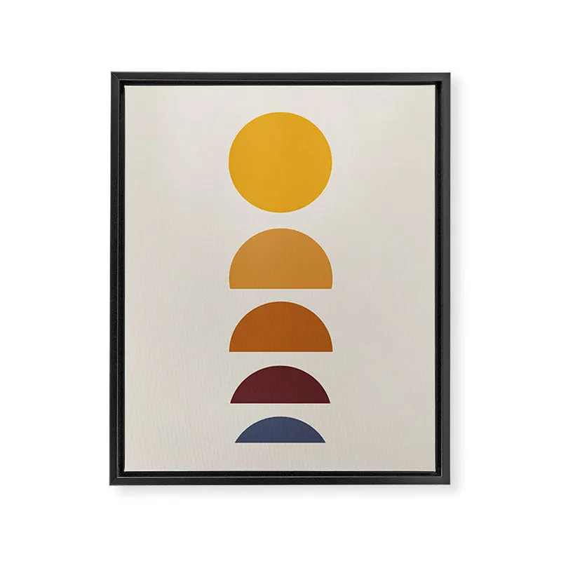 Minimal Sunrise Sunset I Art Canvas