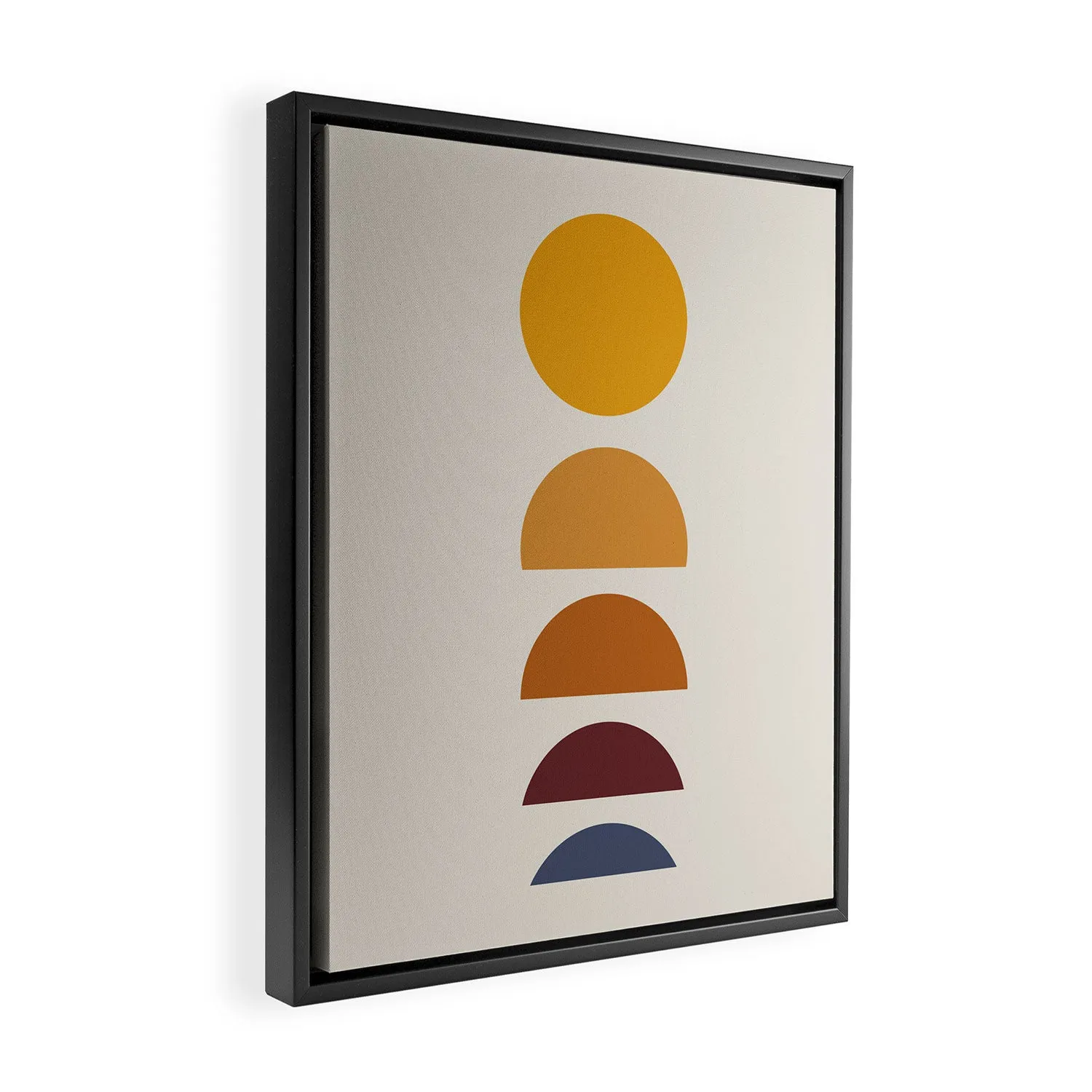 Minimal Sunrise Sunset I Art Canvas