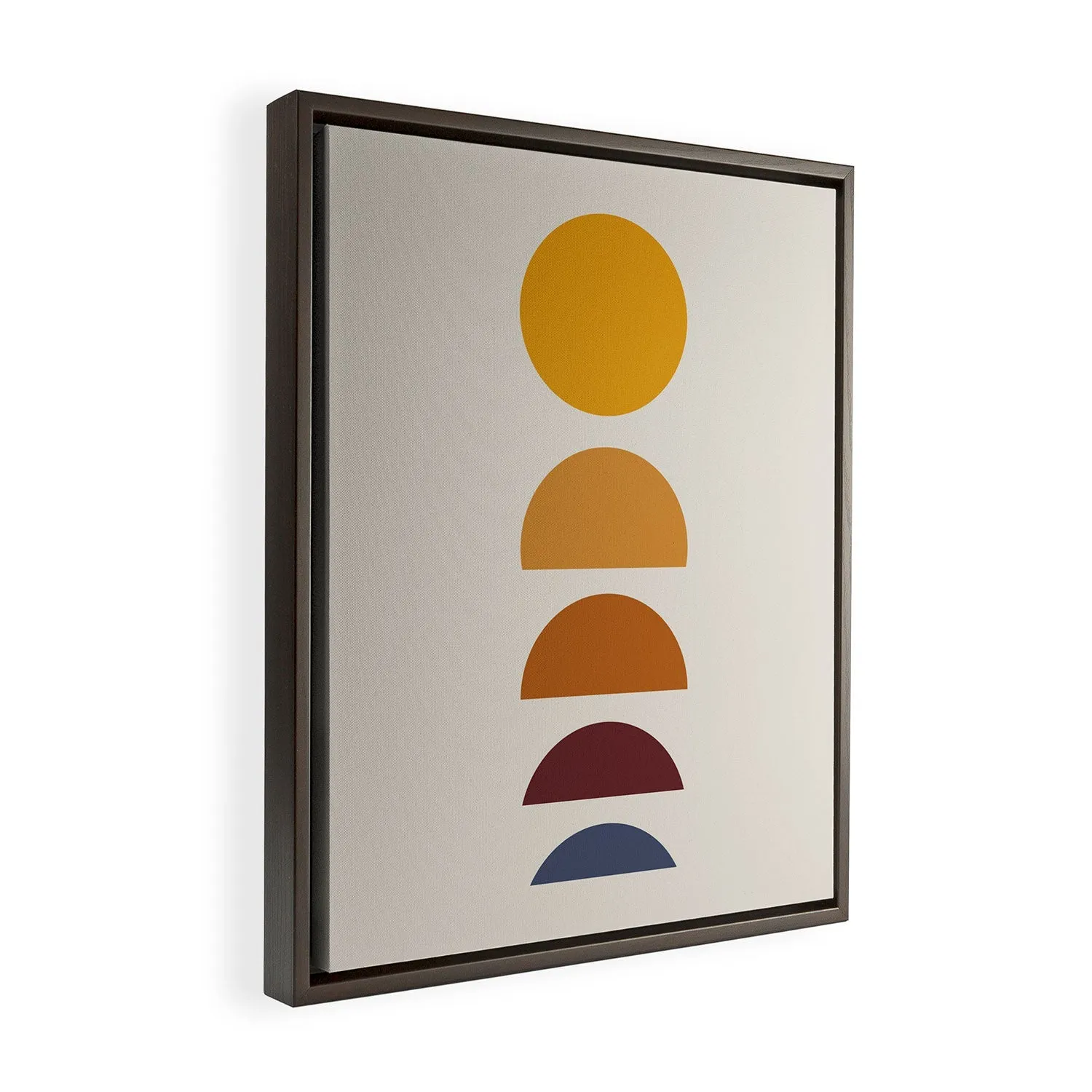 Minimal Sunrise Sunset I Art Canvas