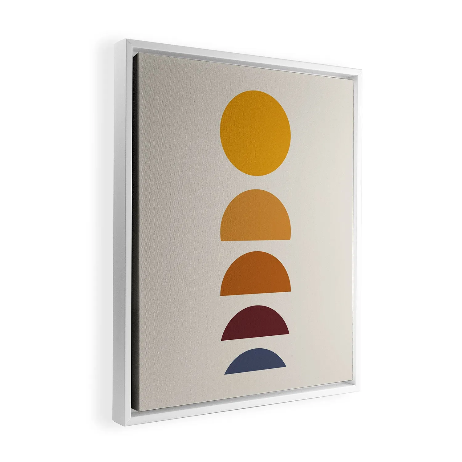 Minimal Sunrise Sunset I Art Canvas