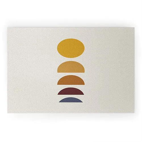 Minimal Sunrise Sunset I Welcome Mat