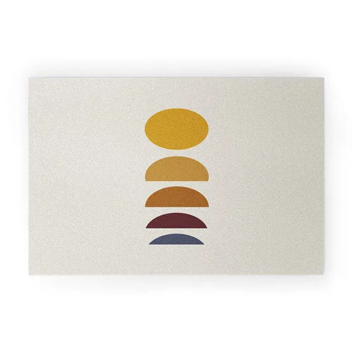 Minimal Sunrise Sunset I Welcome Mat