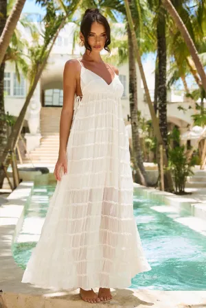 Misty Morning Maxi Dress - Ivory