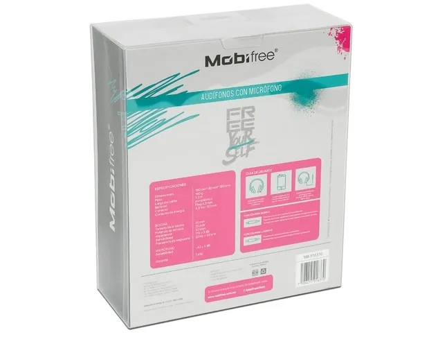 Mobi Free Mb 916370 Diadema Acteck On Ear Con Microfono