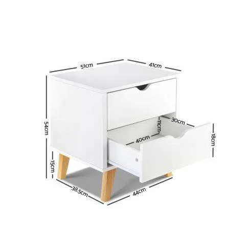 Modern Wooden Bedside Table