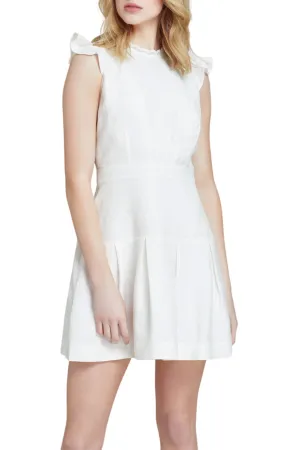 Morris Lace Insert Dress in White