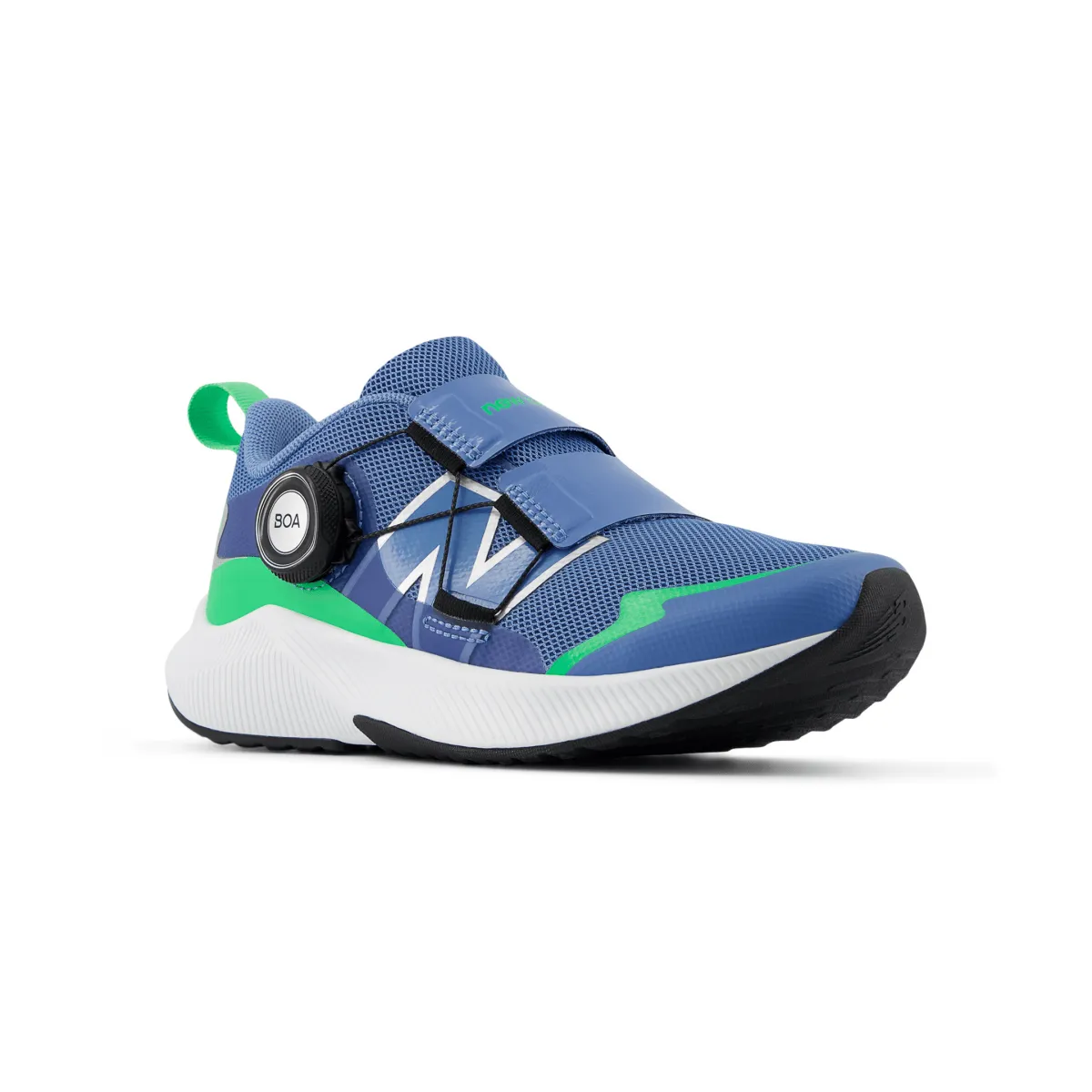 New Balance Kid's (Preschool) DynaSoft Reveal v4 BOA PTRVLBG4 Blue Laguna/Green Apple/Black