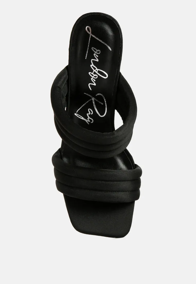 New Crush Quilted Spool Heel Sandals By Ruw