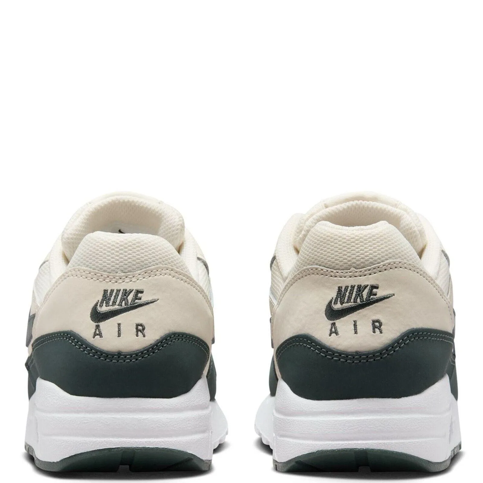 NIB Nike Women's Air Max 1 – Pale Ivory, Vintage Green, White, Youth 6 (EUR 38.5)