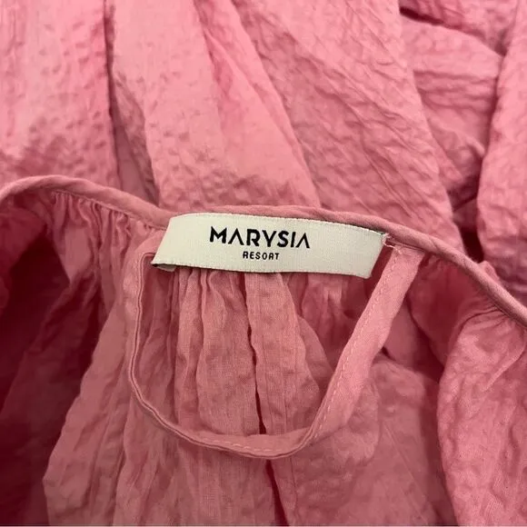 NWOT Marysia Resort Beach Tunic | Pink | 100% Cotton | Long Sleeve | Medium