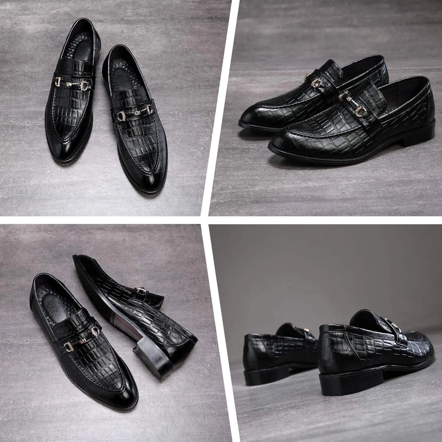 NXY White Shoes for Men丨 Men's Driving Shoes &amp; Noble Dress Shoes for Men