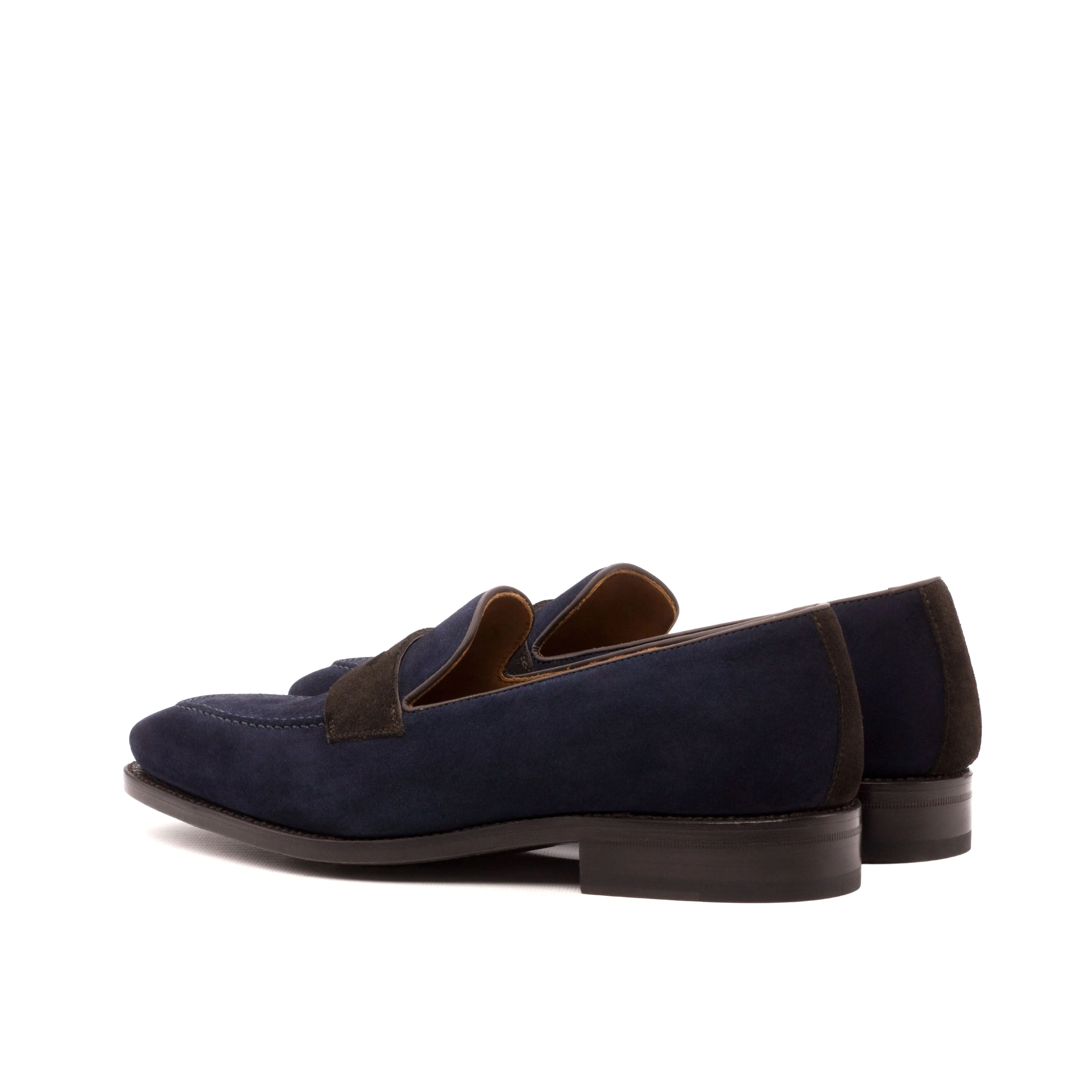 OG Loafer Mask Goodyear Welted - Lux Suede Navy