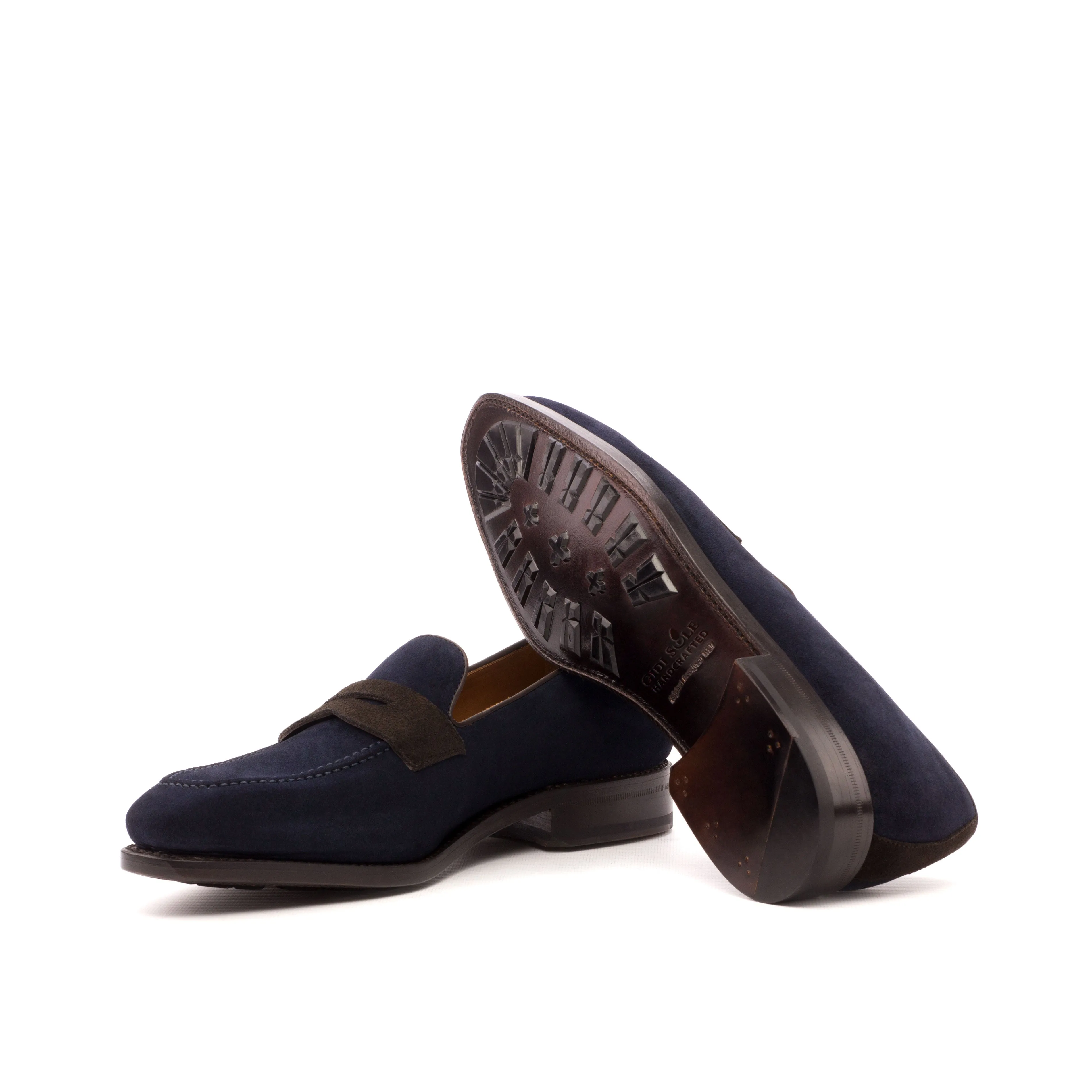 OG Loafer Mask Goodyear Welted - Lux Suede Navy