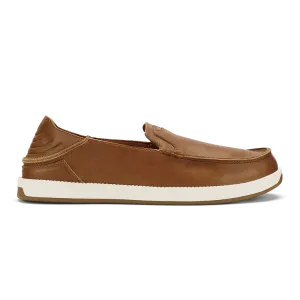 Olukai Kākaha Nia Men’s Leather Slip-On Shoes
