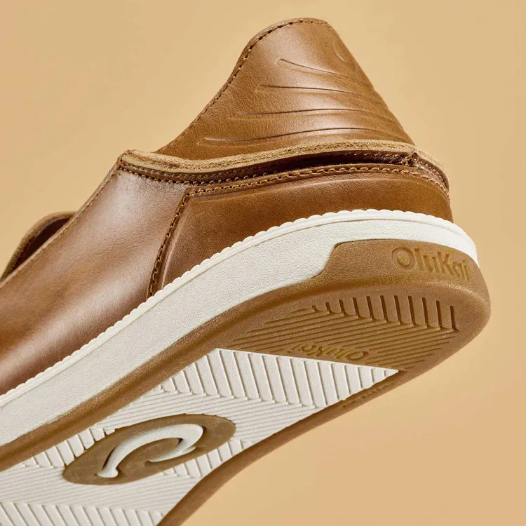 Olukai Kākaha Nia Men’s Leather Slip-On Shoes