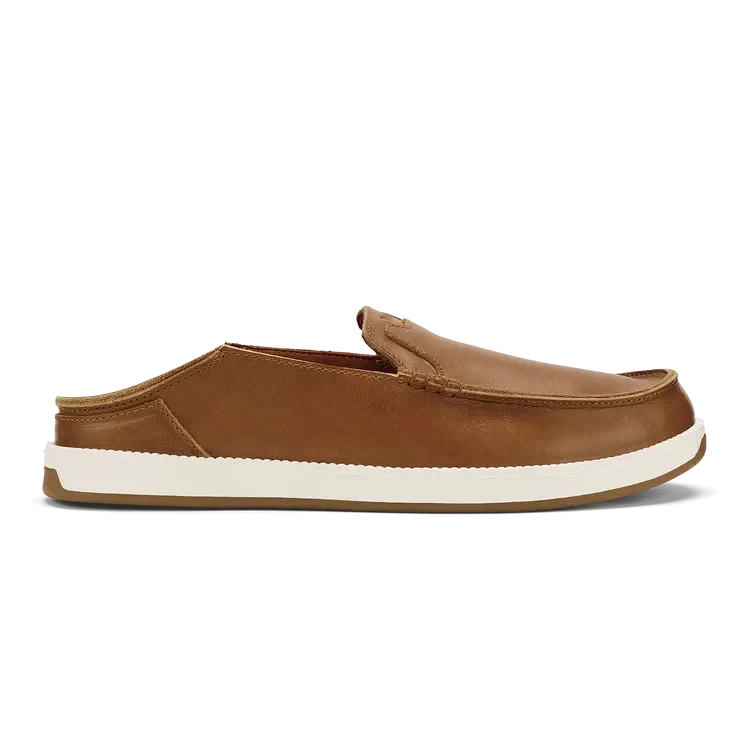 Olukai Kākaha Nia Men’s Leather Slip-On Shoes