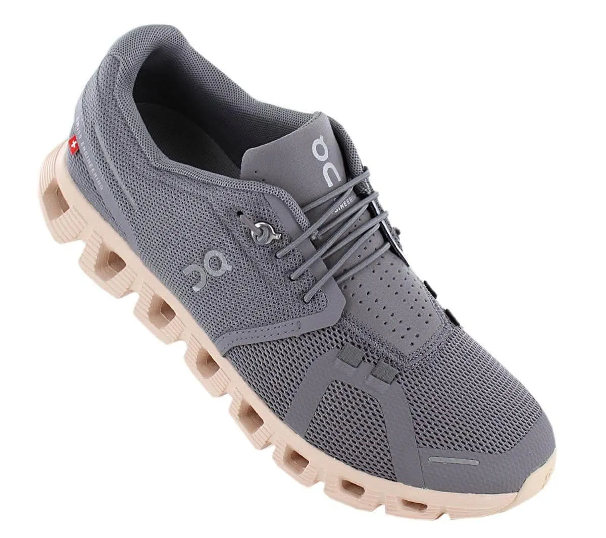 ON Running Cloud 5 - Damen Sneaker Laufschuhe Zinc-Shell 59.98883