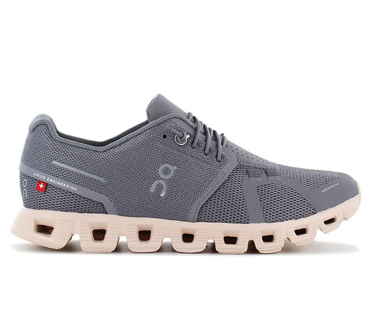 ON Running Cloud 5 - Damen Sneaker Laufschuhe Zinc-Shell 59.98883