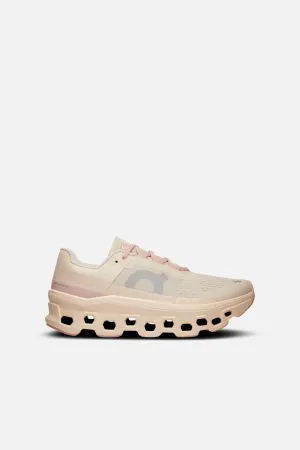 On | Womens Cloudmonster Shoes | Moon/Fawn