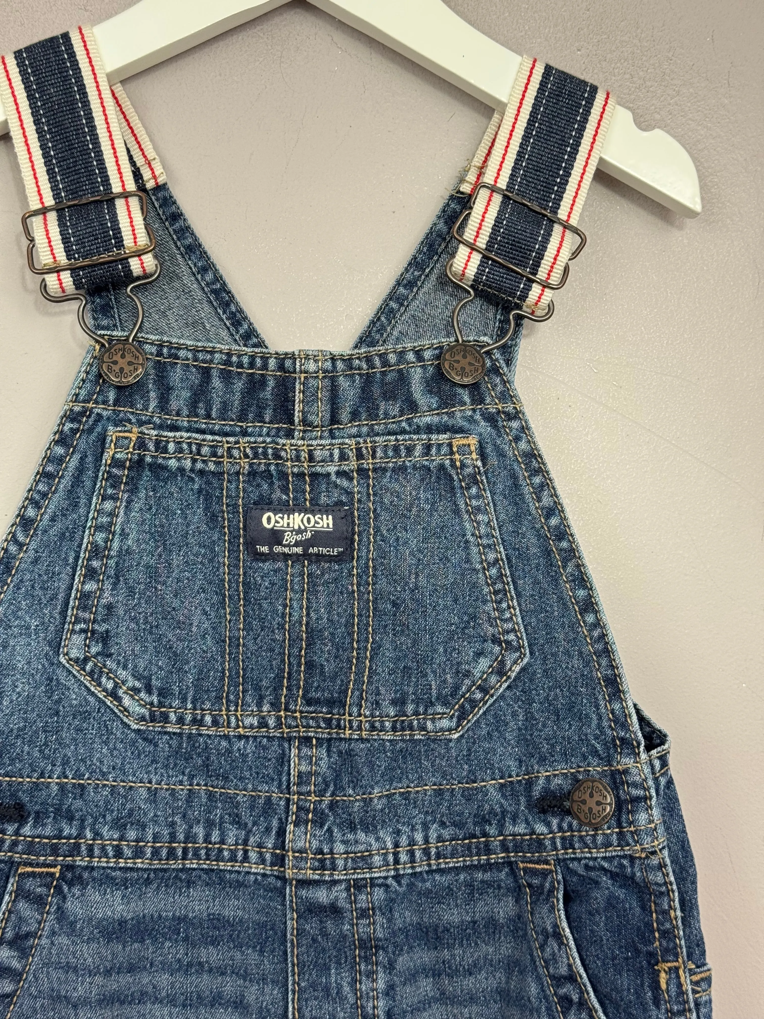 Oshkosh Short Denim Dungarees 3y