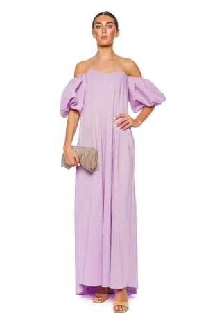 Palmer Mauve Off Shoulder Gown