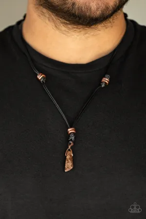 Paparazzi Midnight Meteorite Necklace Copper