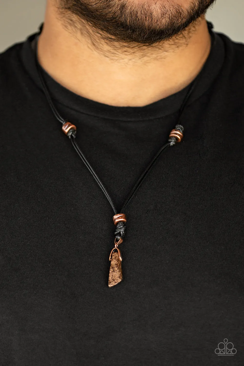 Paparazzi Midnight Meteorite Necklace Copper