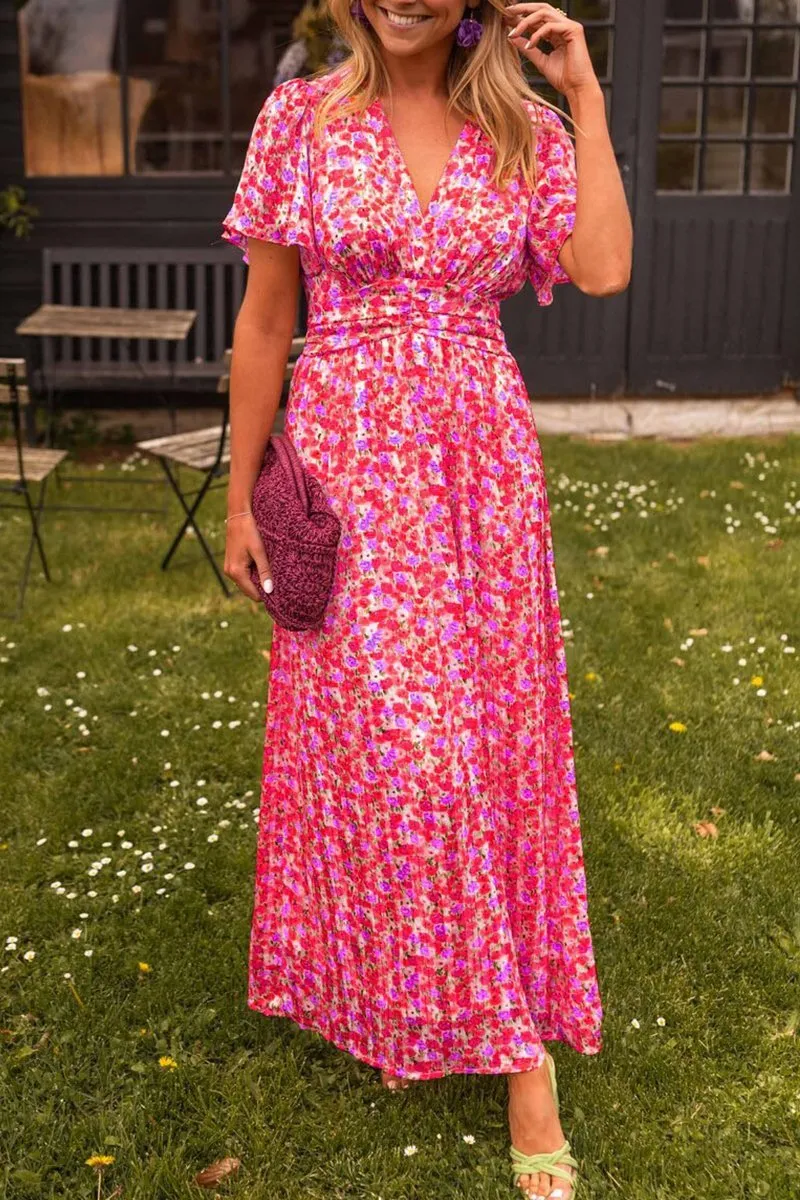 Pauline | Long Floral Dress