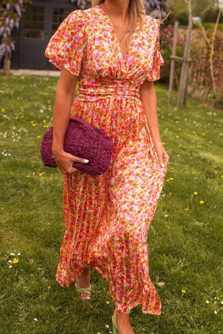 Pauline | Long Floral Dress