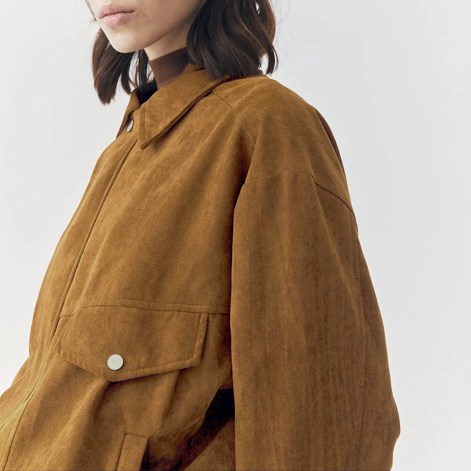 REMI SUEDE JACKET AND SKORT SET