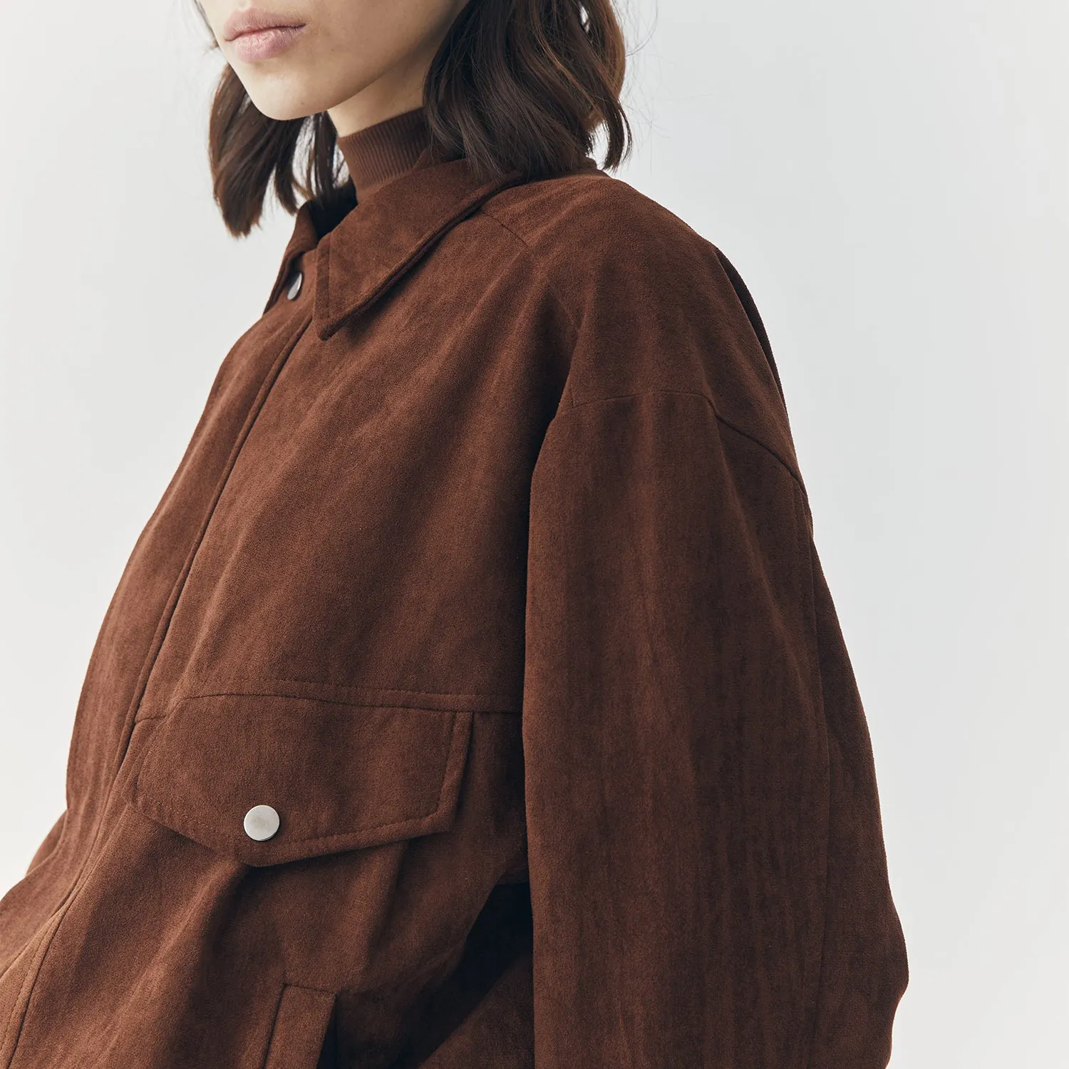 REMI SUEDE JACKET AND SKORT SET