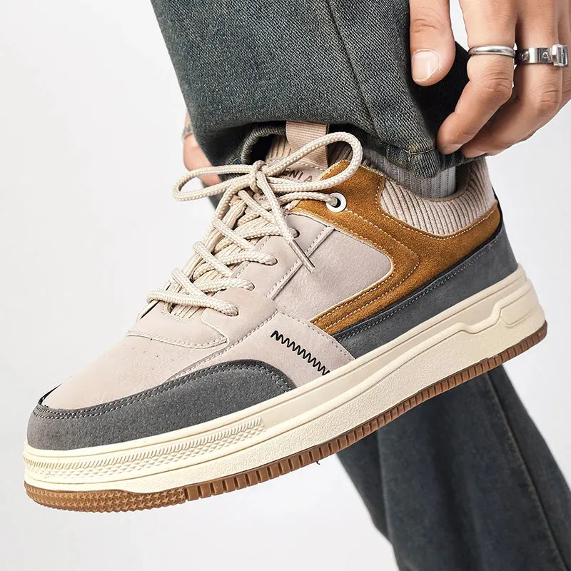 Retro Patchwork Sneakers