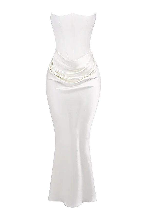 ROSALIND MAXI DRESS - IVORY