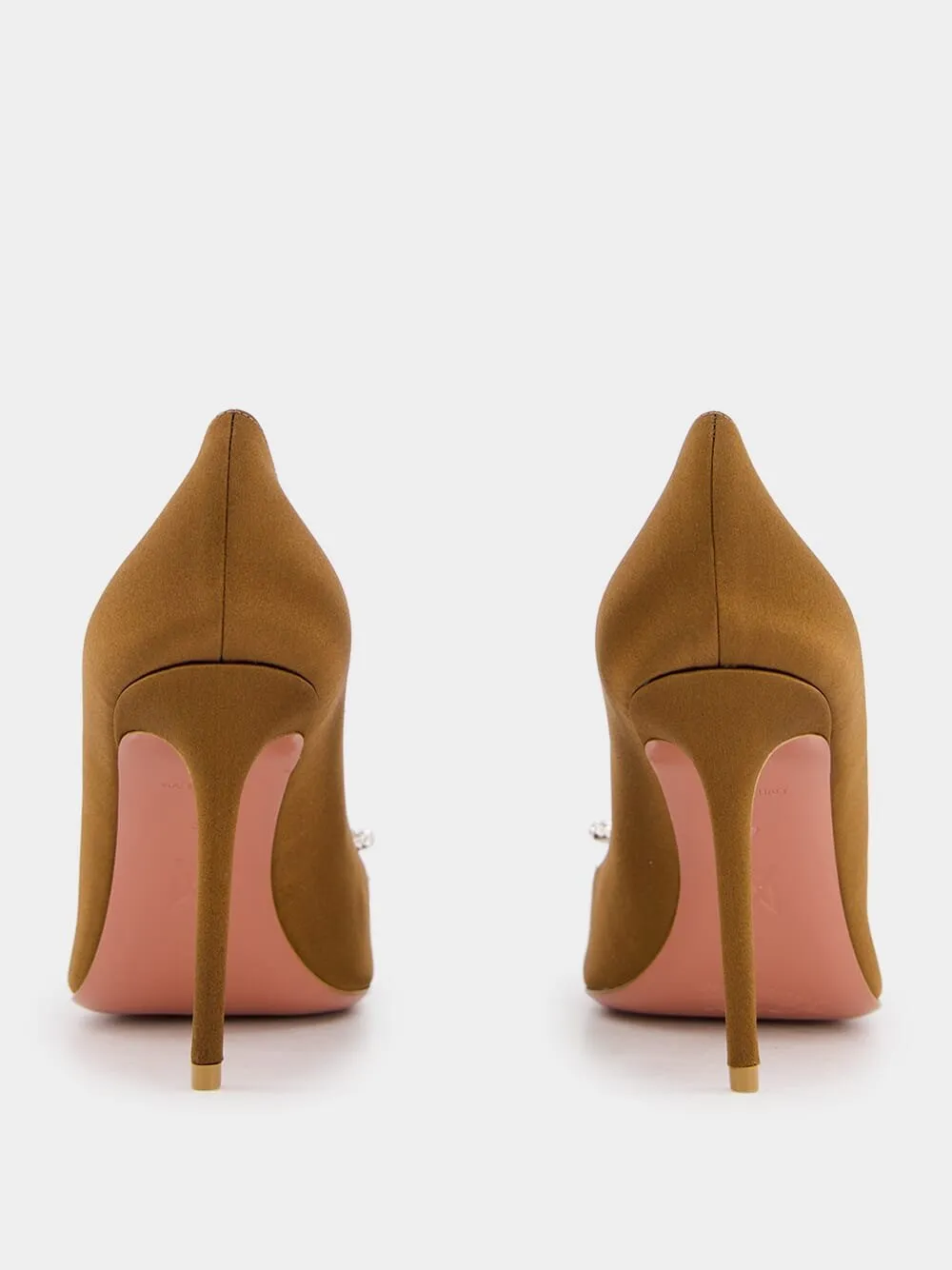 Rosie Mocha Satin Pumps
