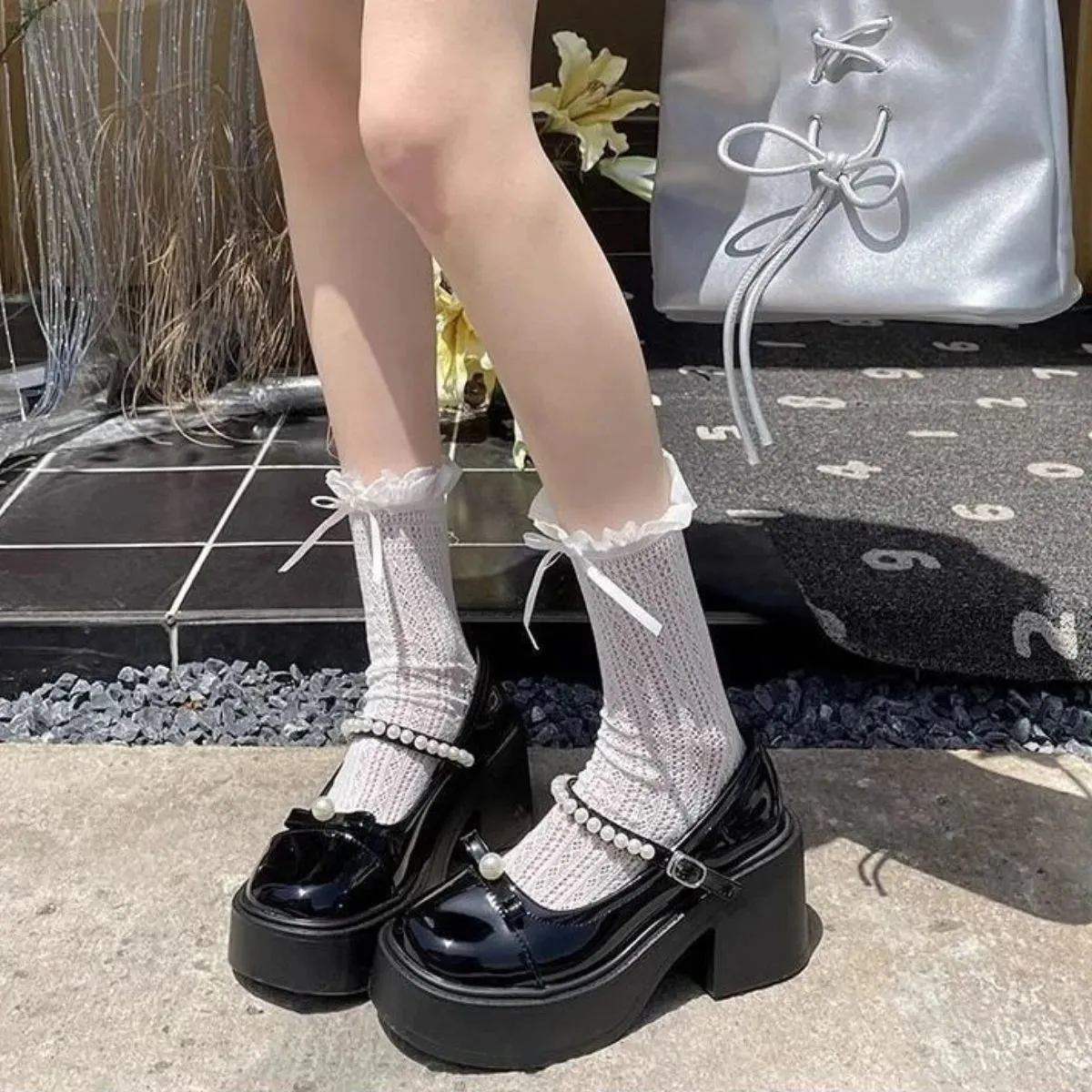 Round Toe Block Heels Loafer