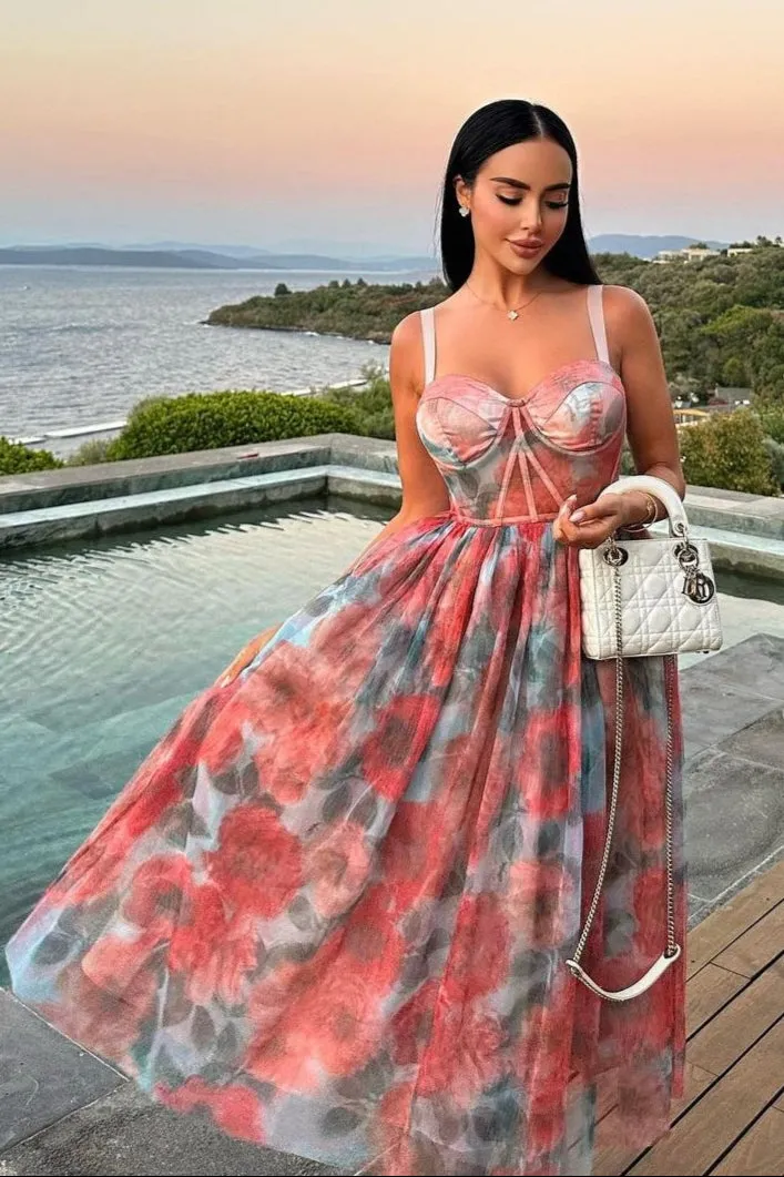 Sareza Floral Midi Dress