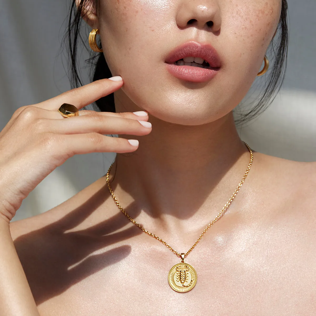 Scorpio Zodiac Pendant Necklace