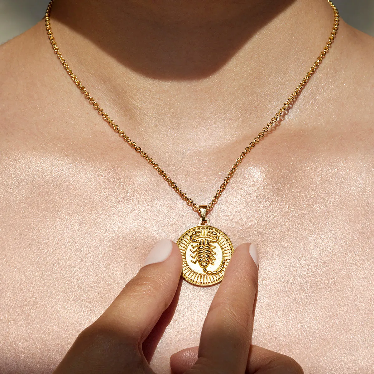 Scorpio Zodiac Pendant Necklace