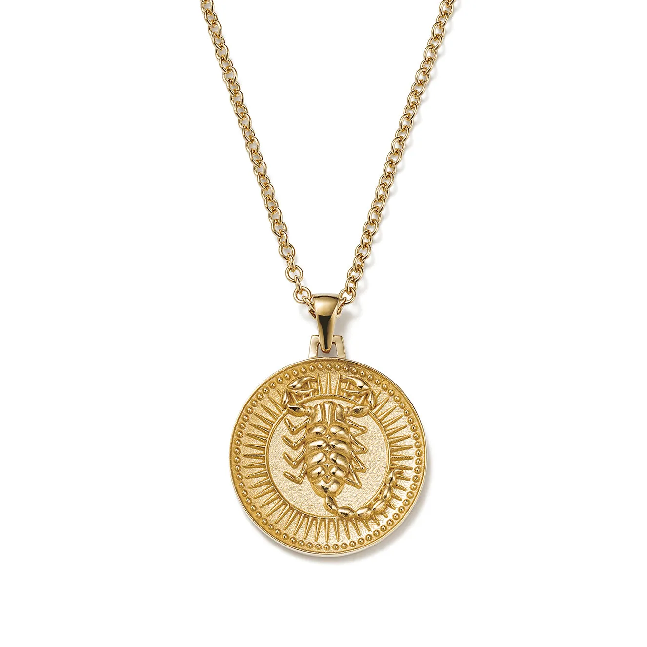 Scorpio Zodiac Pendant Necklace